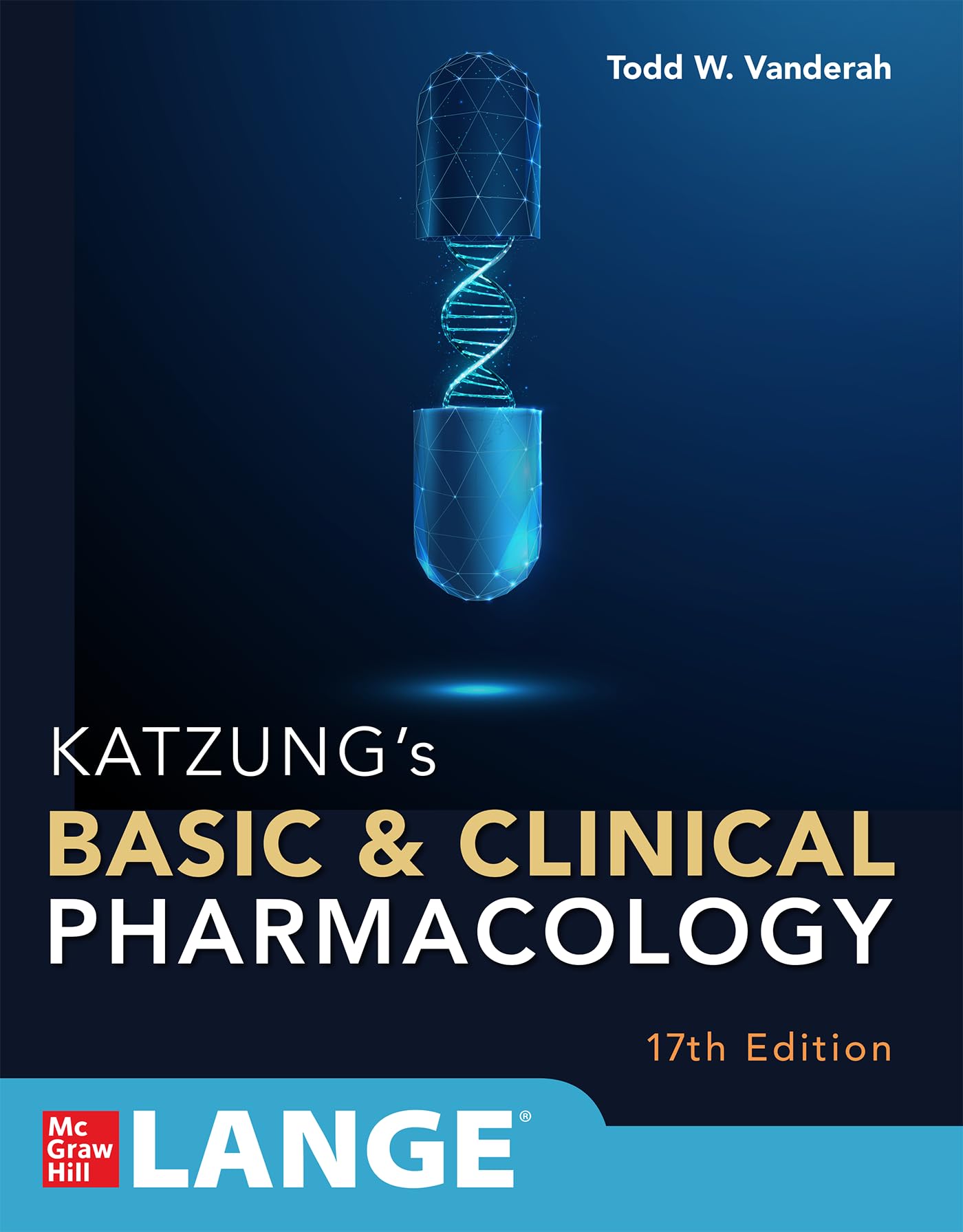 Cover of Katzung's Basic and Clinical Pharmacology, Seventeenth Edition
