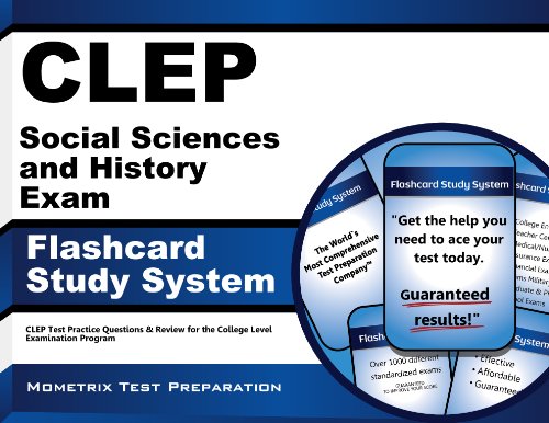Cover of CLEP Social Sciences and History Exam Flashcard Study System: CLEP Test Practice Questions & Review for the College Level Examination Program (Cards)