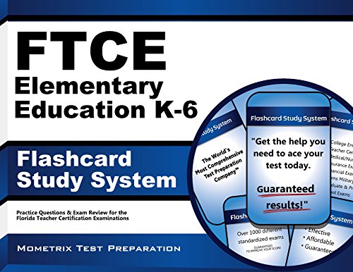 Cover of FTCE Elementary Education K-6 Flashcard Study System: FTCE Test Practice Questions & Exam Review for the Florida Teacher Certification Examinations