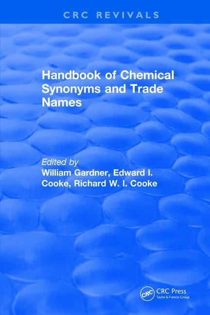 Cover of Handbook of Chemical Synonyms and Trade Names