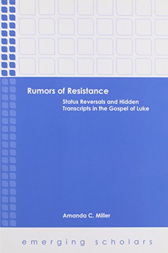 Cover of Rumors of Resistance: Status Reversals and Hidden Transcripts in the Gospel of Luke (Emerging Scholars)