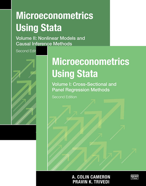 Cover of Microeconometrics Using Stata, Second Edition, Volumes I and II