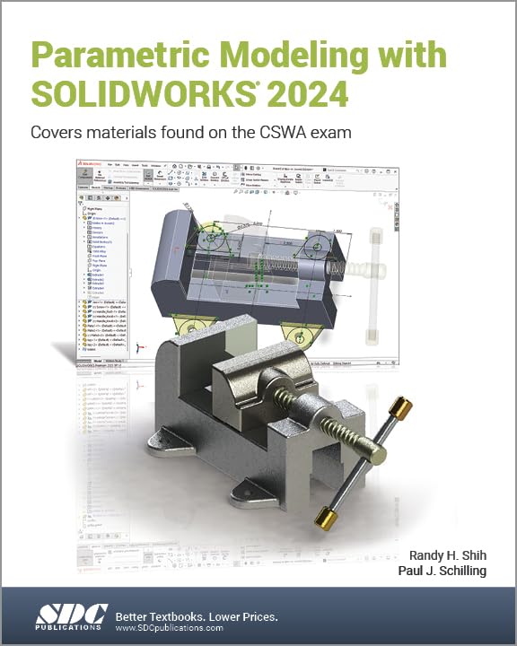Cover of Parametric Modeling with SOLIDWORKS 2024