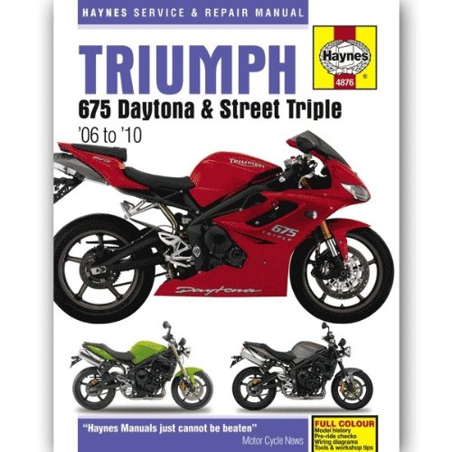Cover of Triumph Daytona & Speed Triple, '06-'16 (Haynes Powersport)