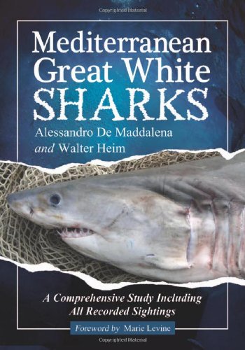 Cover of Mediterranean Great White Sharks: A Comprehensive Study Including All Recorded Sightings