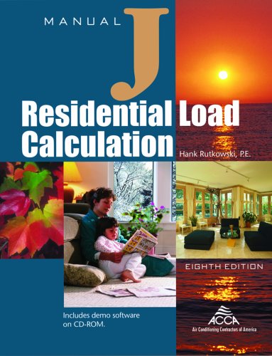 Cover of Manual J Residential Load Calculation (8th Edition - Full) (Full)