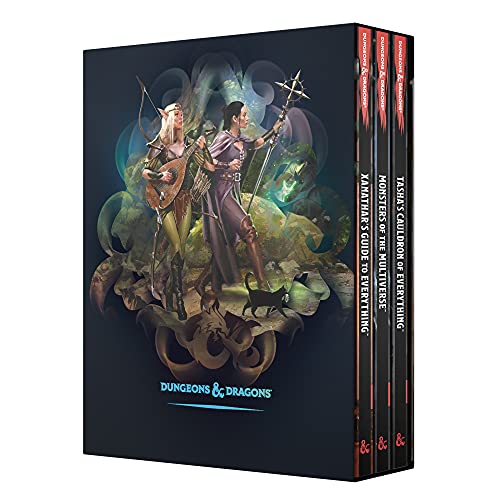 Cover of Dungeons & Dragons Rules Expansion Gift Set (D&D Books)-: Tasha's Cauldron of Everything + Xanathar's Guide to Everything + Monsters of the Multiverse + DM Screen