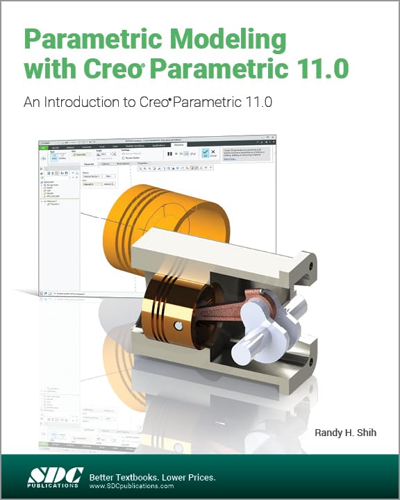 Cover of Parametric Modeling with Creo Parametric 11.0: An Introduction to Creo Parametric 11.0