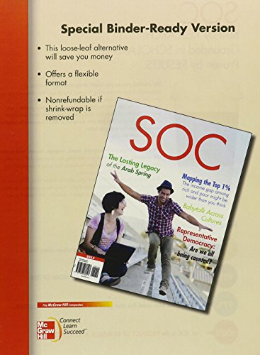 Cover of Looseleaf for Soc 2013 Edition