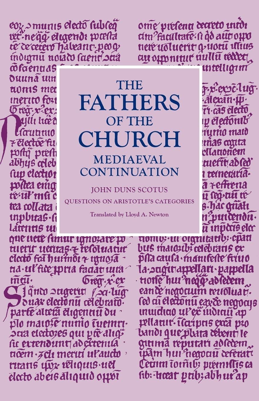 Cover of Questions on Aristotle's Categories (Fathers of the Church Medieval Continuations)