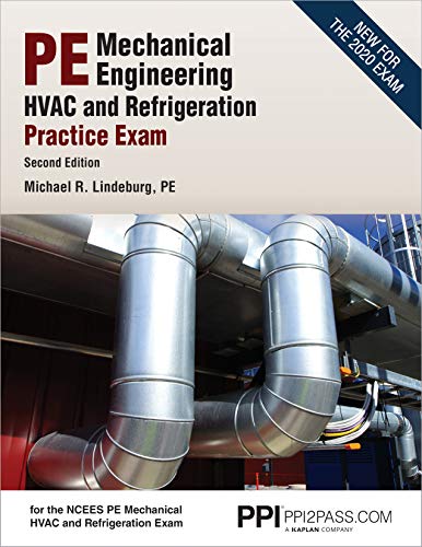 Cover of PPI PE Mechanical HVAC and Refrigeration Practice Exam, 2nd Edition – Comprehensive and Realistic Practice Exam for the PE Mechanical HVAC and Refrigeration Exam