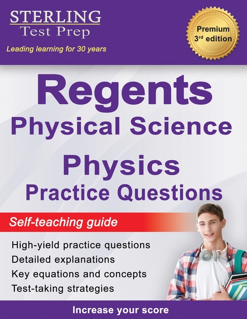 Cover of Regents Physics Practice Questions: New York Regents Physical Science Physics Practice Questions with Detailed Explanations