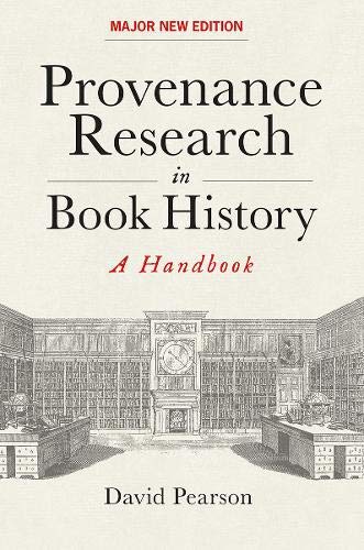 Cover of Provenance Research in Book History: A Handbook