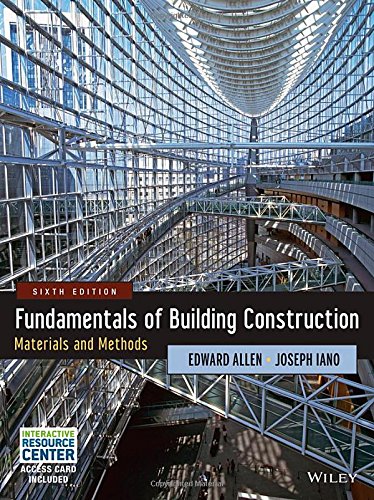 Cover of Fundamentals of Building Construction: Materials and Methods