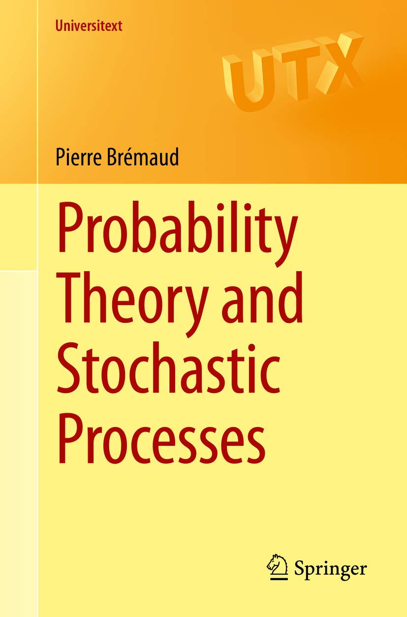 Cover of Probability Theory and Stochastic Processes (2020)