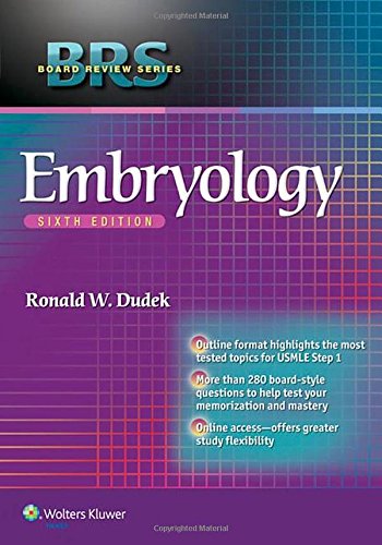 Cover of BRS Embryology (Lippincott Board Review)