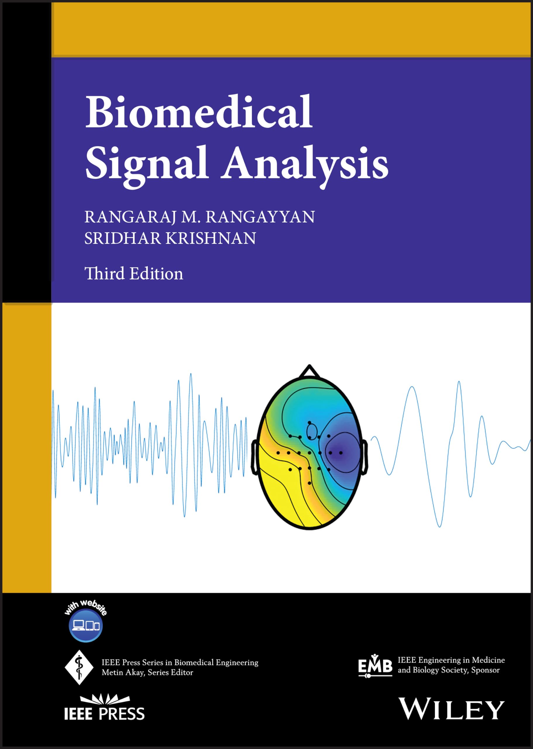 Cover of Biomedical Signal Analysis (IEEE Press Series on Biomedical Engineering)