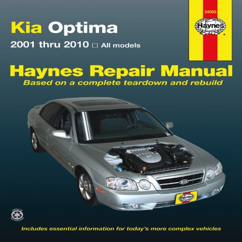 Cover of Kia Optima: 2001 thru 2010 - All Models (Haynes Repair Manual)