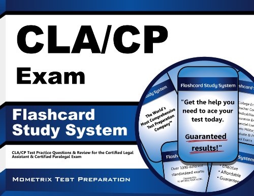 Cover of CLA/CP Exam Flashcard Study System: CLA/CP Test Practice Questions & Review for the Certified Legal Assistant & Certified Paralegal Exam (Cards)