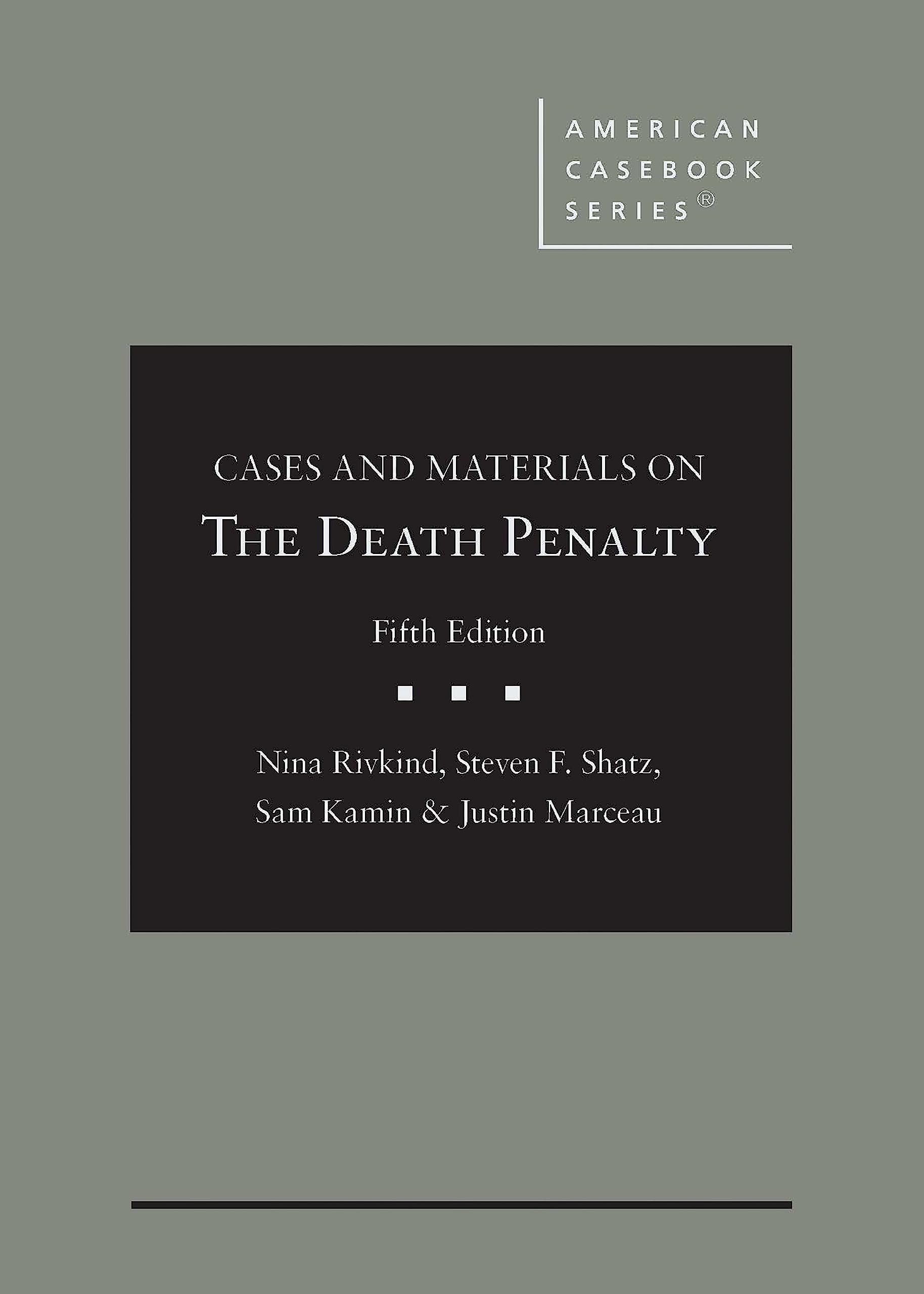 Cover of Cases and Materials on the Death Penalty (American Casebook Series)