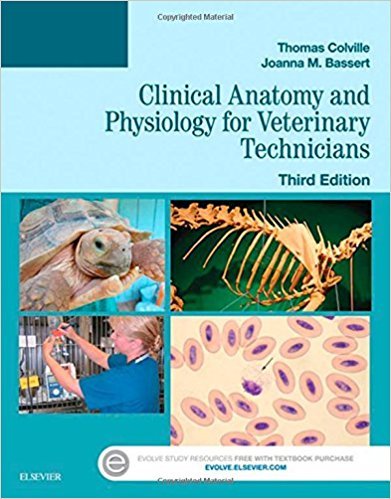 Cover of Clinical Anatomy and Physiology for Veterinary Technicians, 3e