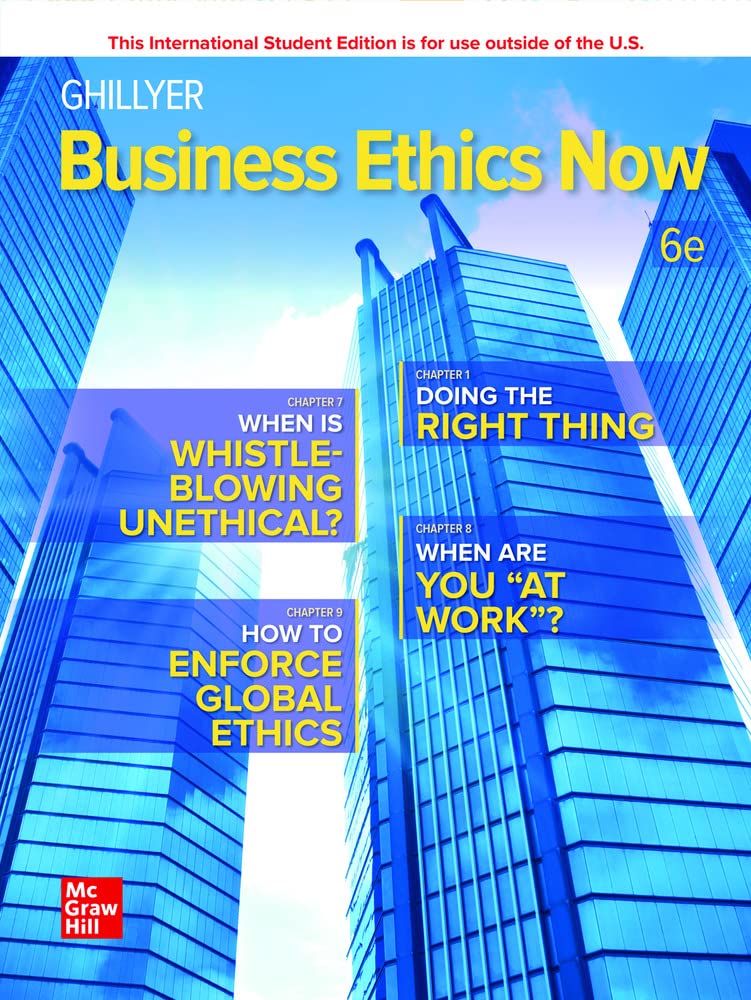 Cover of Business Ethics Now