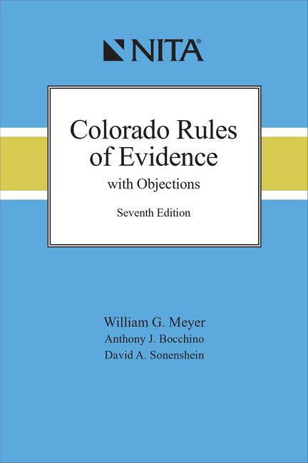 Cover of Colorado Rules of Evidence with Objections