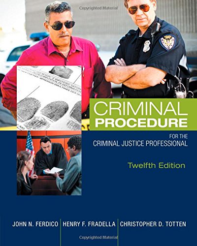 Cover of Criminal Procedure for the Criminal Justice Professional
