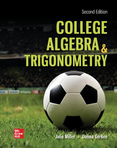 Cover of College Algebra & Trigonometry