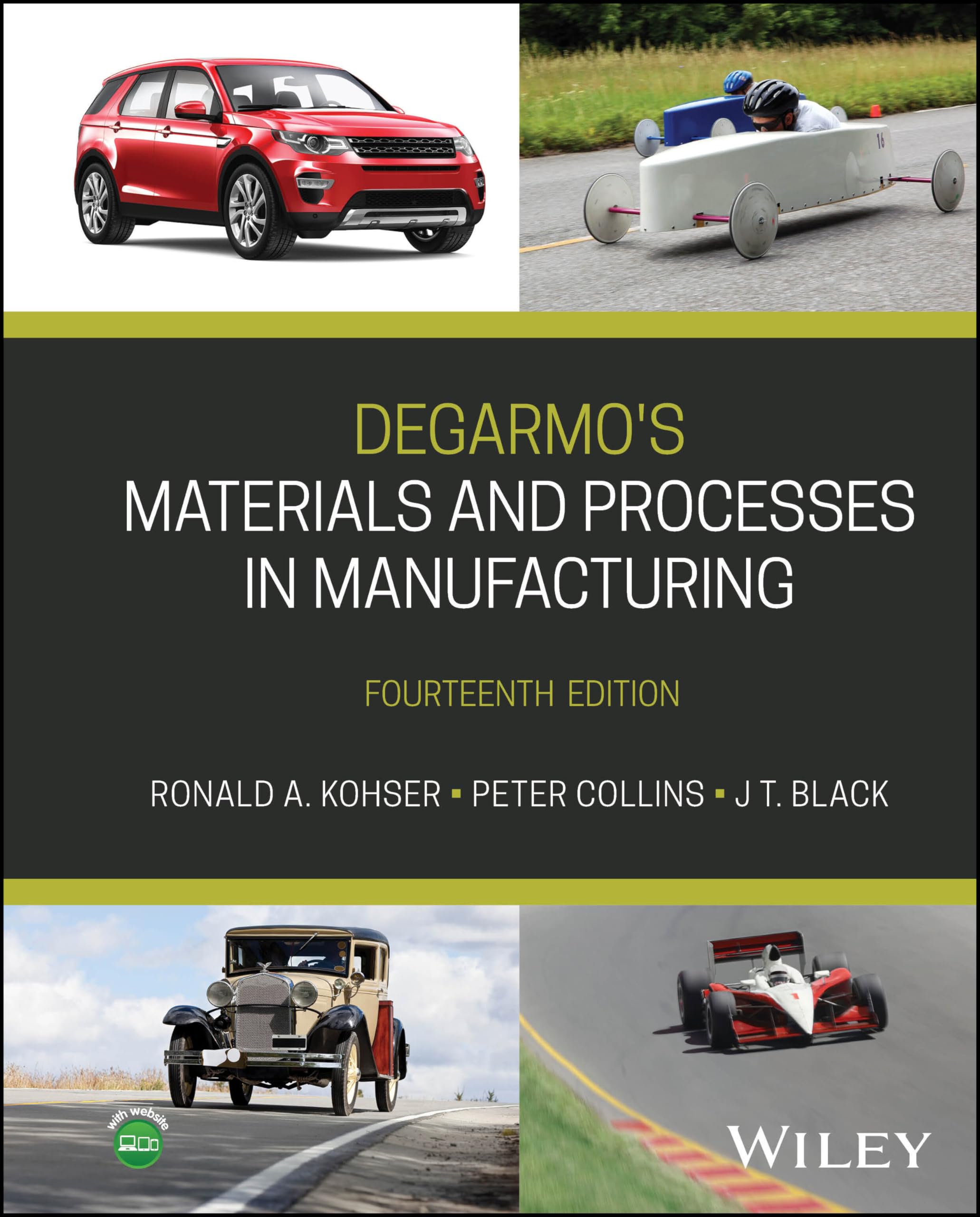 Cover of DeGarmo's Materials and Processes in Manufacturing