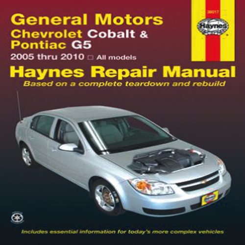Cover of General Motors Chevrolet Cobalt & Pontiac G5: 2005 thru 2009 All Models (Haynes Repair Manual)