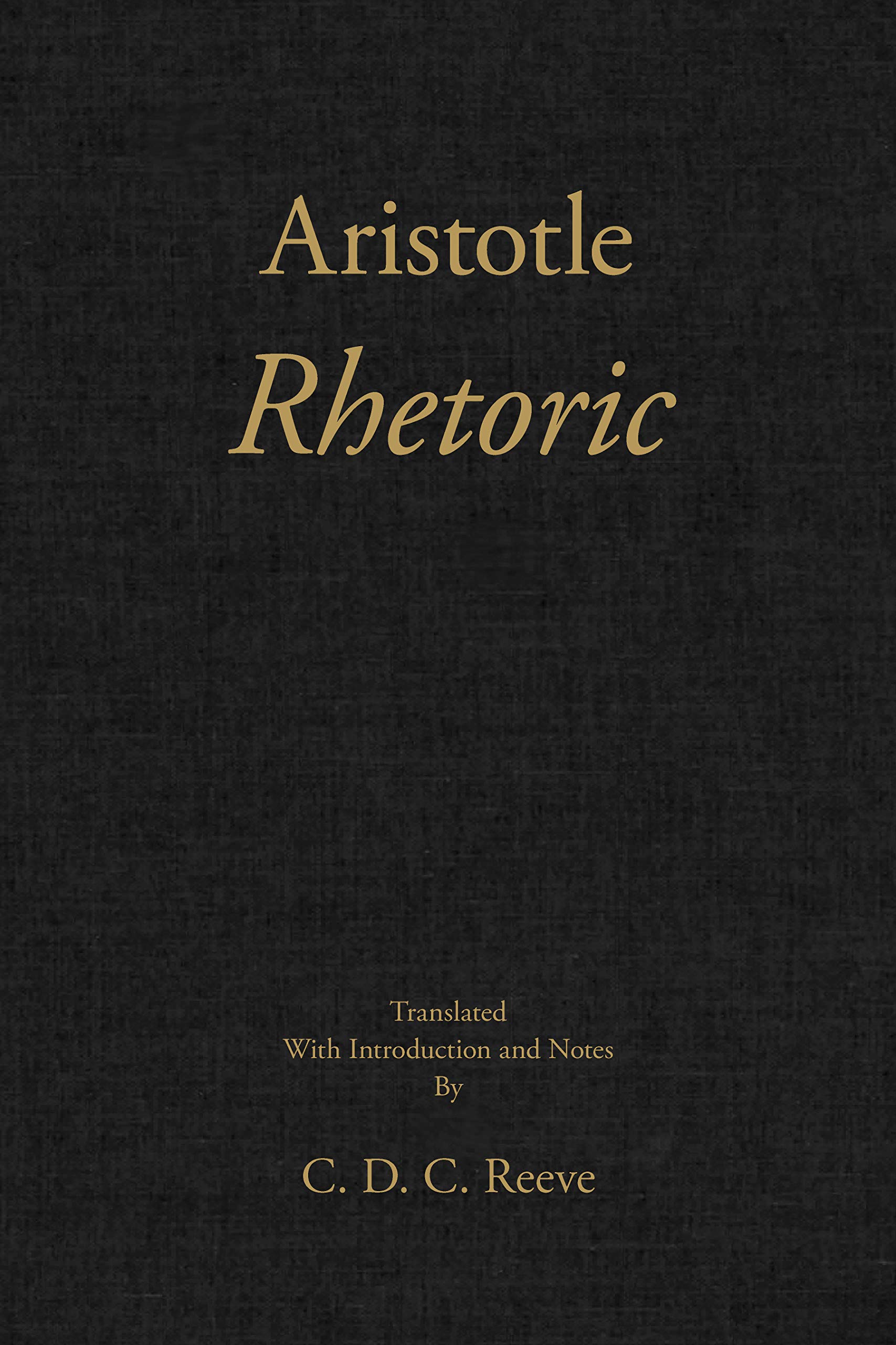 Cover of Rhetoric (The New Hackett Aristotle)