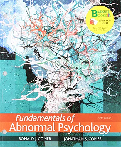 Cover of Loose-leaf Version for Fundamentals of Abnormal Psychology
