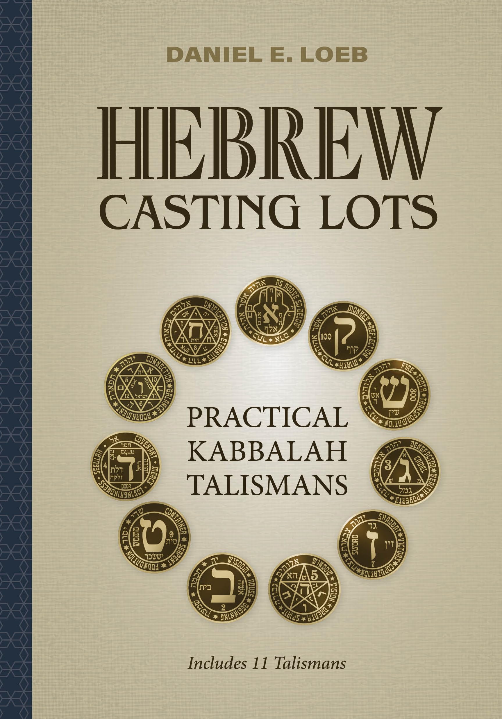 Cover of Hebrew Casting Lots: Practical Kabbalah Talismans (Book and Talisman Set)