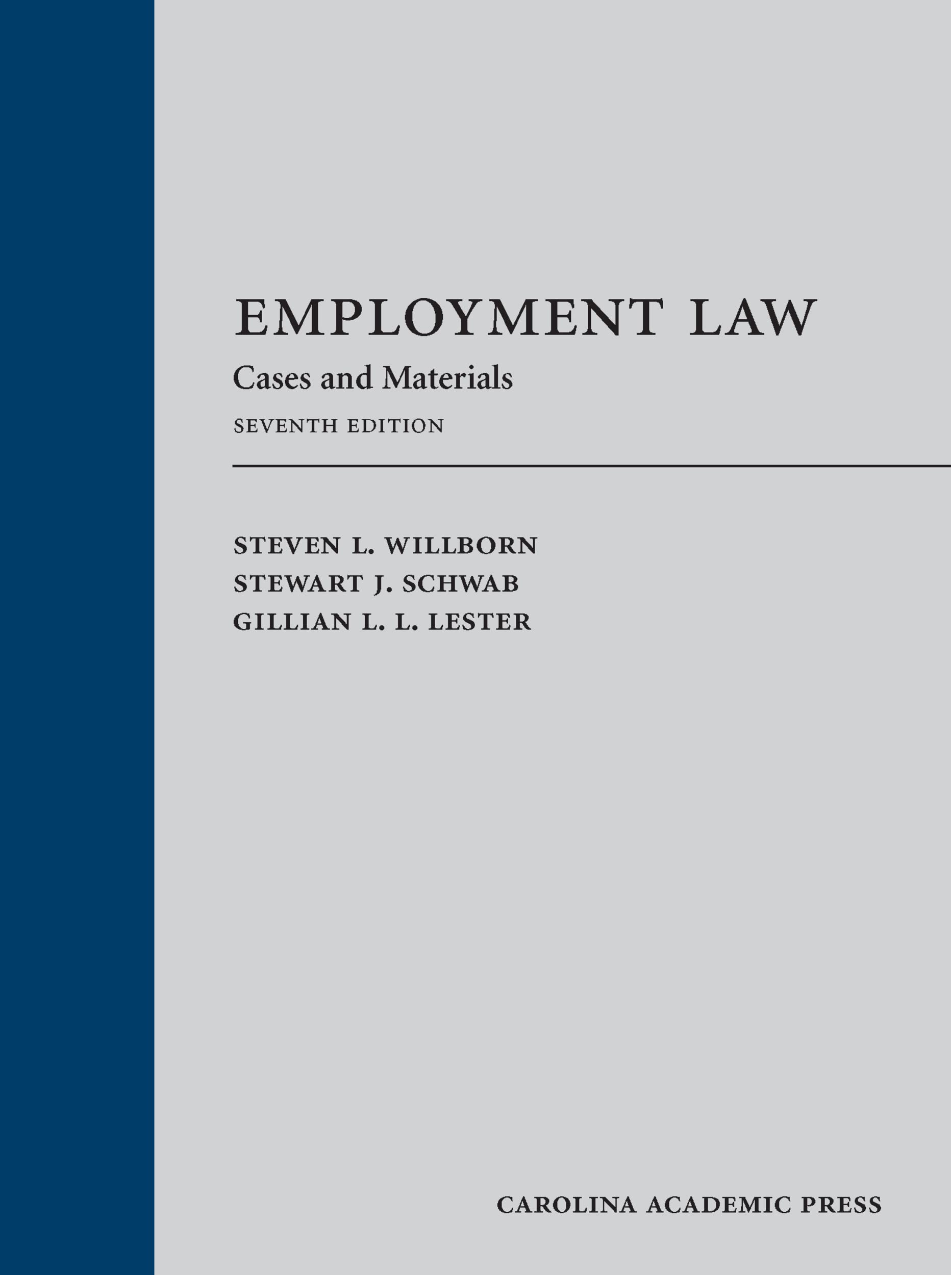 Cover of Employment Law: Cases and Materials