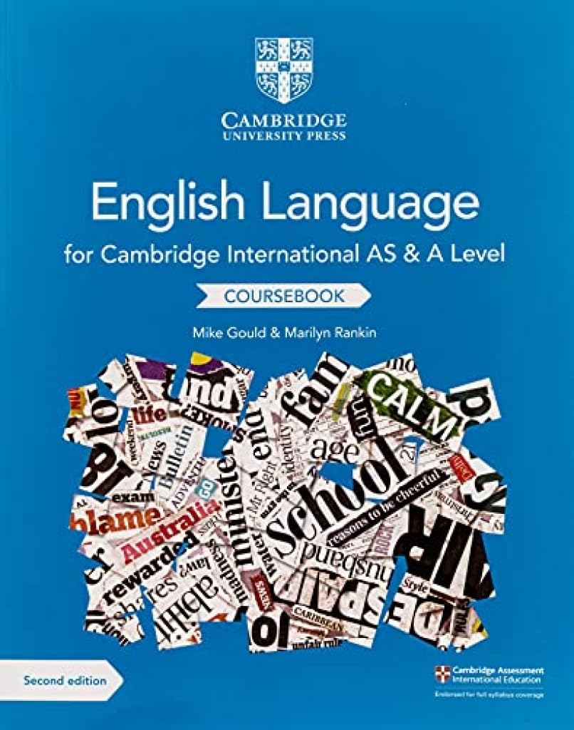 Cover of Cambridge International as and a Level English Language Coursebook (Revised)