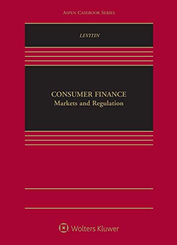 Cover of Consumer Finance Law: Markets and Regulation (Aspen Casebook)