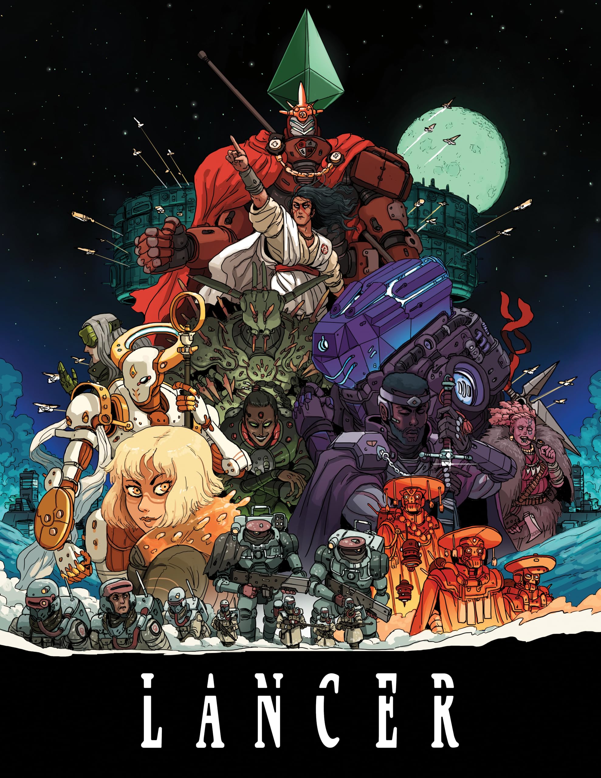Cover of Dark Horse Comics Lancer TTRPG Core Rulebook