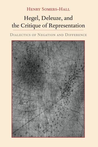 Cover of Hegel, Deleuze, and the Critique of Representation: Dialectics of Negation and Difference (Suny Series, Intersections: Philosophy and Critical Theory)