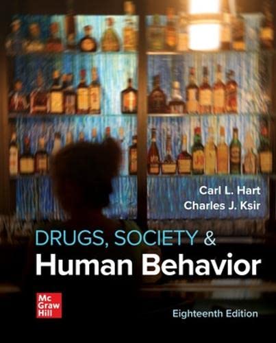 Cover of Drugs, Society, and Human Behavior