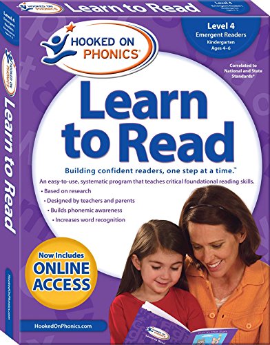 Cover of Hooked on Phonics Learn to Read - Level 4: Emergent Readers (Kindergarten Ages 4-6)