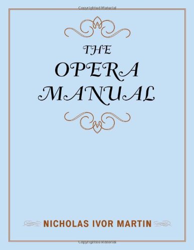 Cover of The Opera Manual (Music Finders)