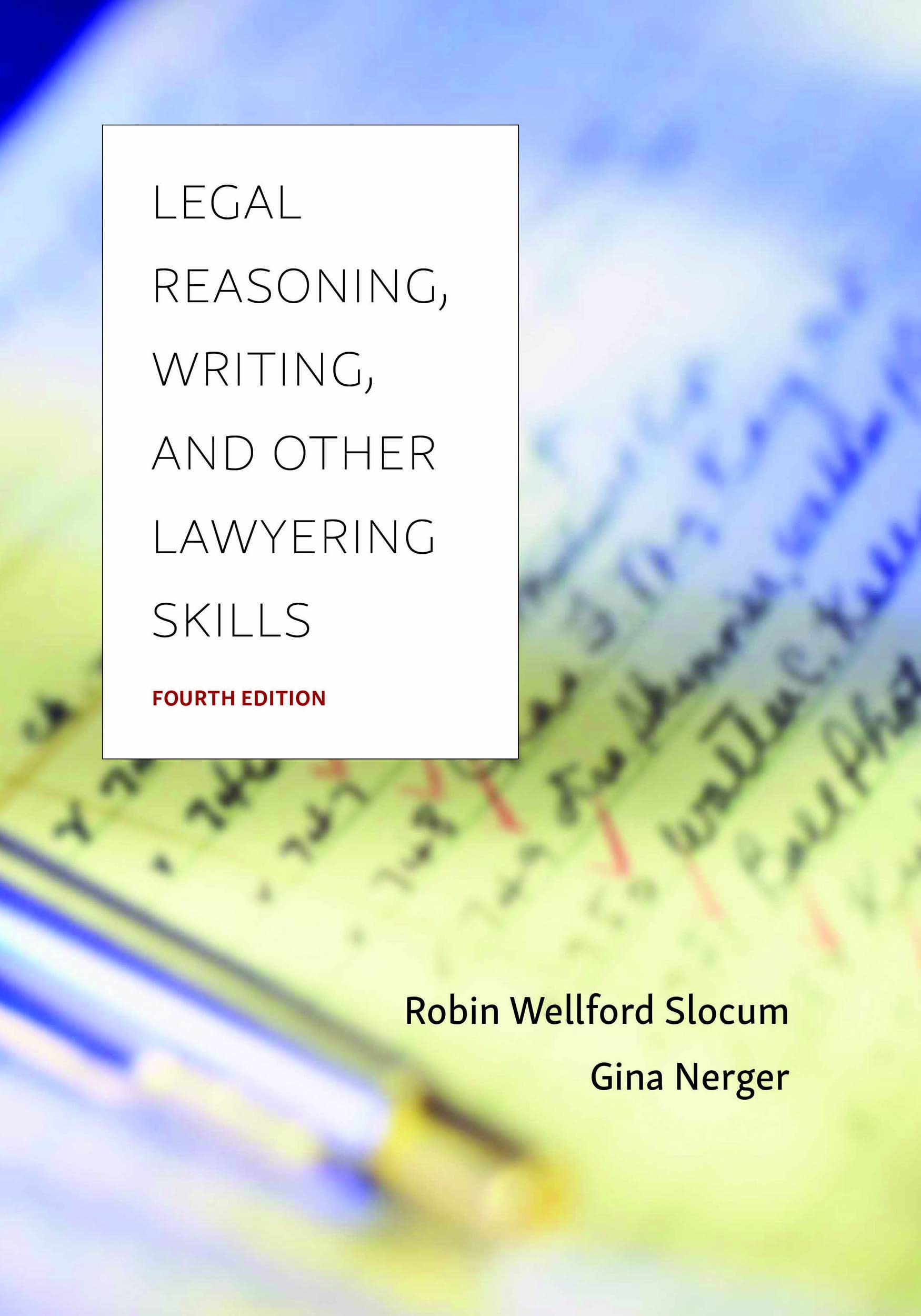 Cover of Legal Reasoning, Writing, and Other Lawyering Skills