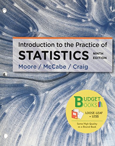 Cover of Loose-leaf Version for The Introduction to the Practice of Statistics