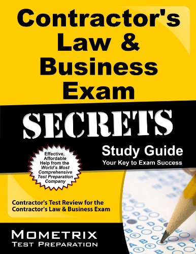 Cover of Contractor's Law & Business Exam Secrets Study Guide: Contractor's Test Review for the Contractor's Law & Business Exam