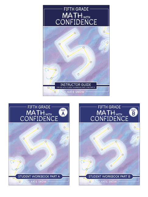 Cover of Fifth Grade Math with Confidence Complete Bundle