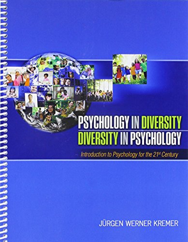 Cover of Psychology in Diversity, Diversity in Psychology: Introduction to Psychology for the 21st Century
