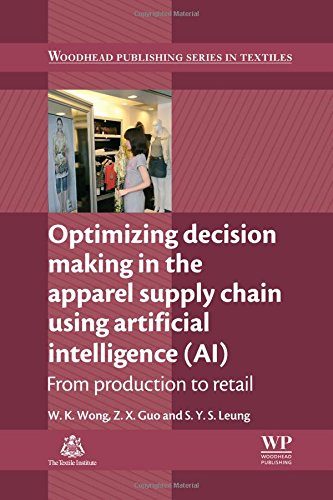 Cover of Optimizing Decision Making in the Apparel Supply Chain Using Artificial Intelligence (AI): From Production to Retail (Woodhead Publishing Series in Textiles)