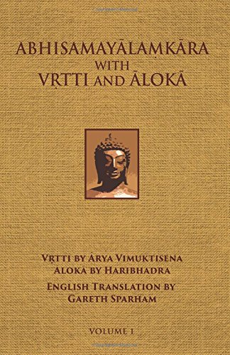 Cover of Abhisamayalamkara with Vrtti and Aloka - Vol. 1