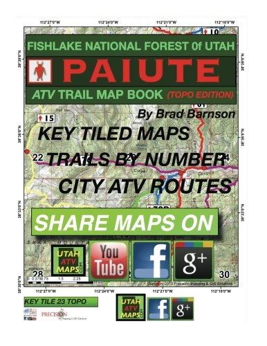Cover of Paiute ATV Trail Map Book (topo edition)